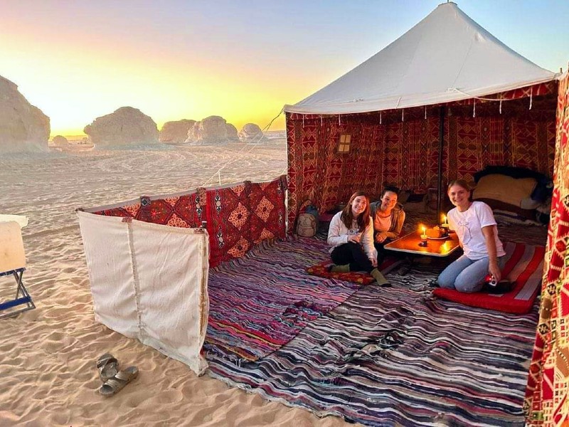 Camp in El Fayoum in Ägypten