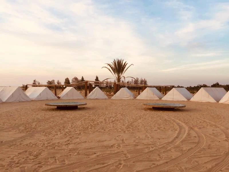 Camp in El Fayoum in Ägypten