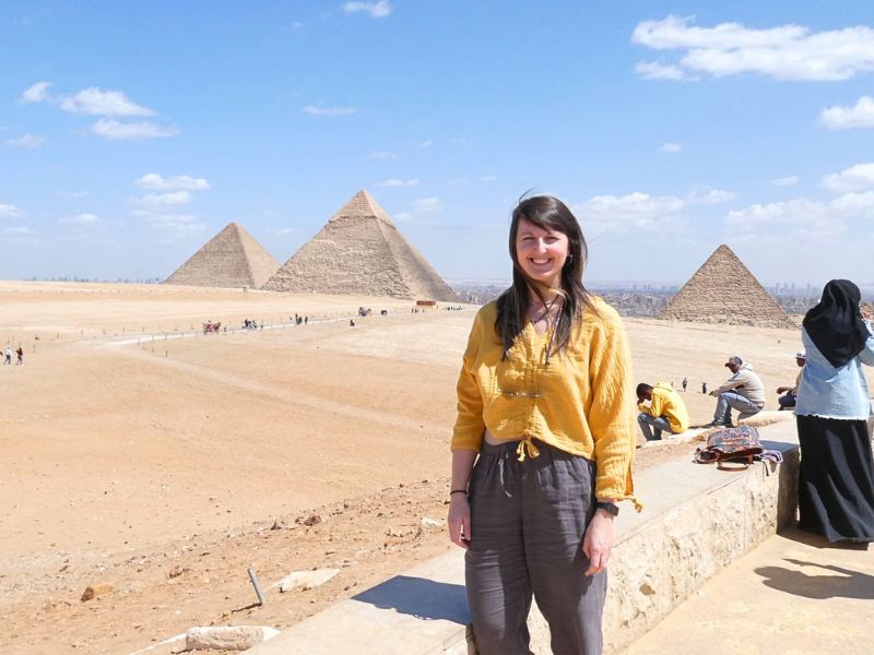 Ägypten Kairo Pyramiden von Gizeh