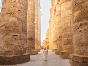 Karnak Tempel in Luxor, Ägypten