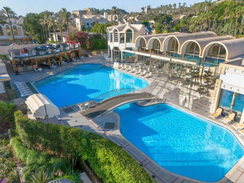 Pool des Familienhotels in Kairo, Ägypten