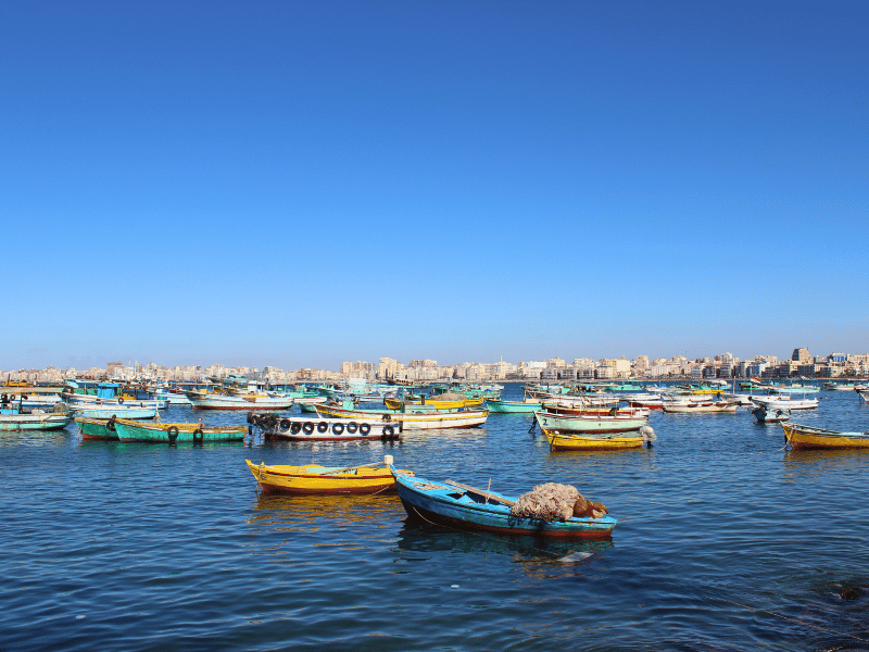 Meer in Alexandria Ägypten