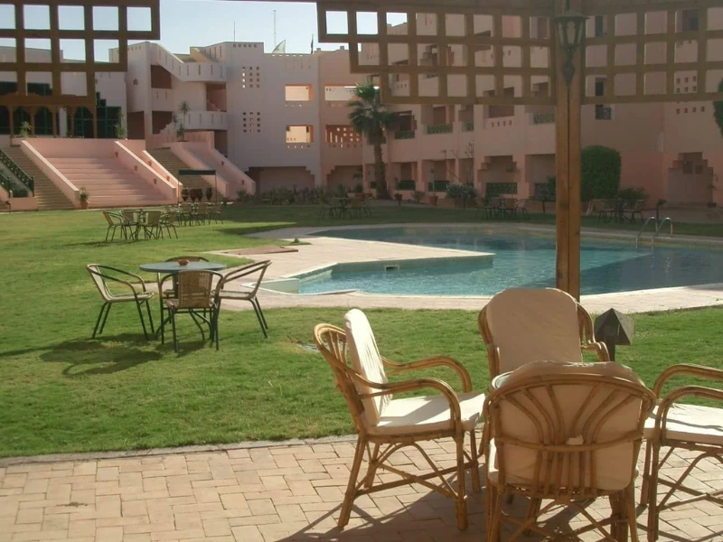 Restaurant des Komforthotels in Kharga, Ägypten