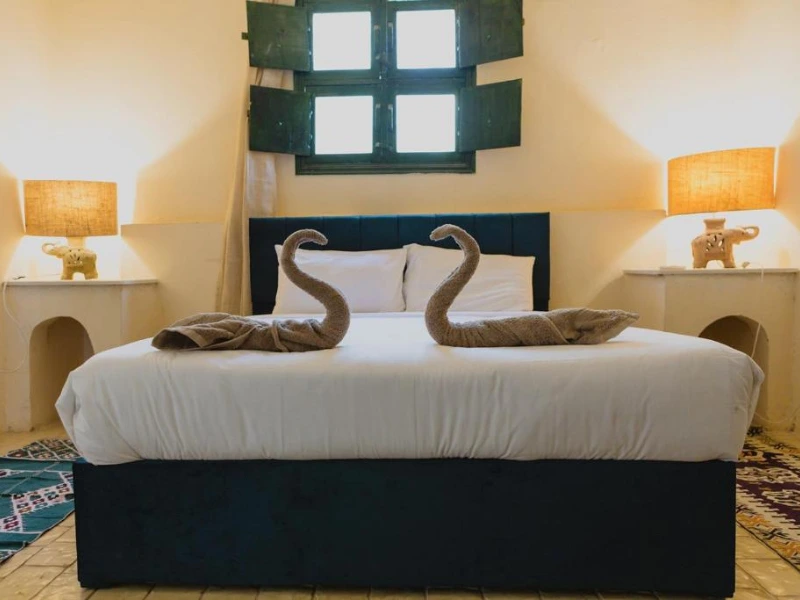 Zimmer des Komforthotels in Siwa, Ägypten