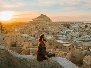 Ausblick in Siwa, Ägypten