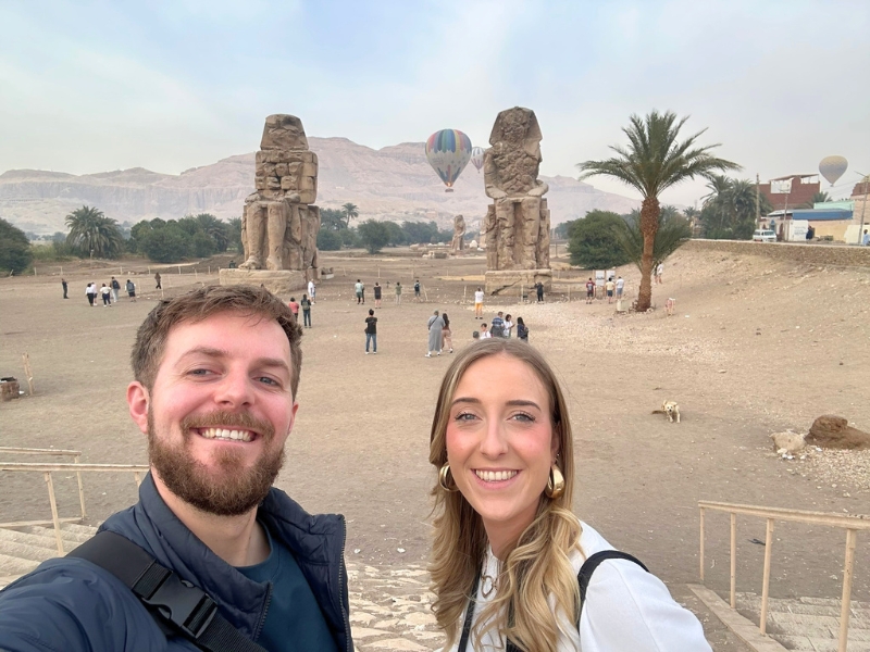 Pärchen im Tal der Könige in Luxor, Ägypten