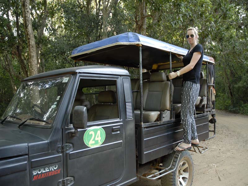 Jeep Safari im Wilpattu Nationalpark, Sri Lanka