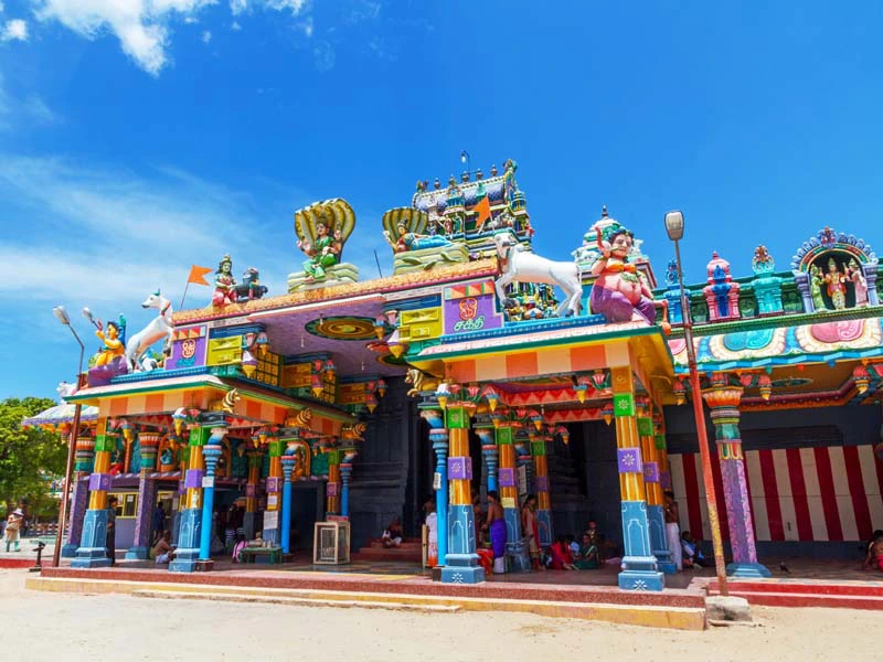 Hinduistischer Tempel auf Nainativu