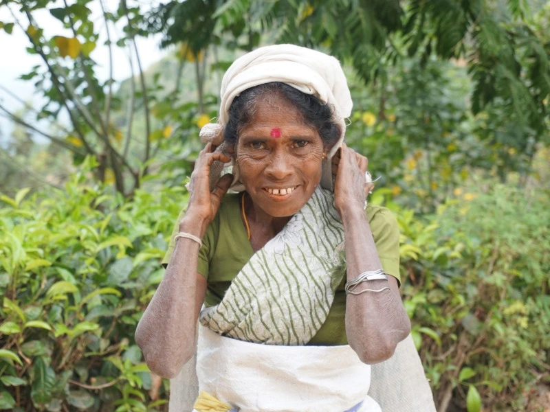 Local Frau in Sri Lanka