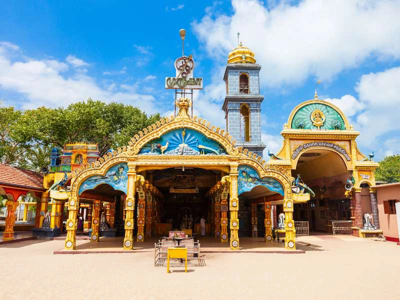 Eingang Tempel Jaffna