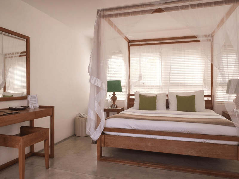 Zimmer im komfortablen Hotel in Mirissa, Sri Lanka