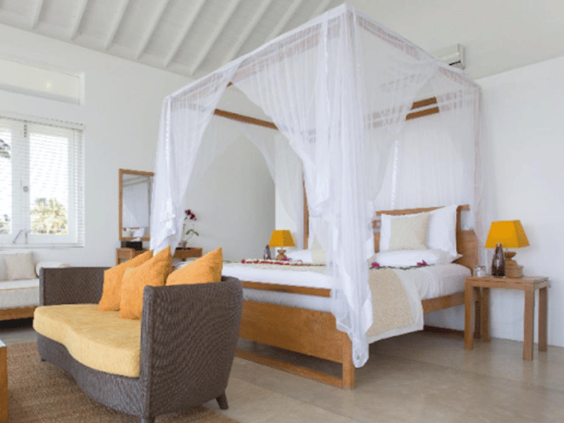 Zimmer im komfortablen Hotel in Mirissa, Sri Lanka