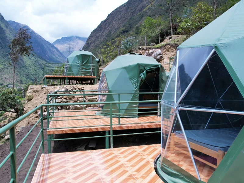 Glaskuppeln beim Salkantay Trekking