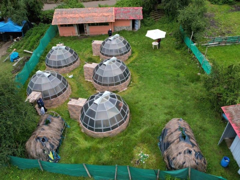 Glaskuppeln beim Salkantay Trekking