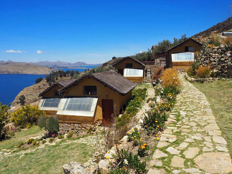 Ökolodge auf der Isla del Sol in Bolivien