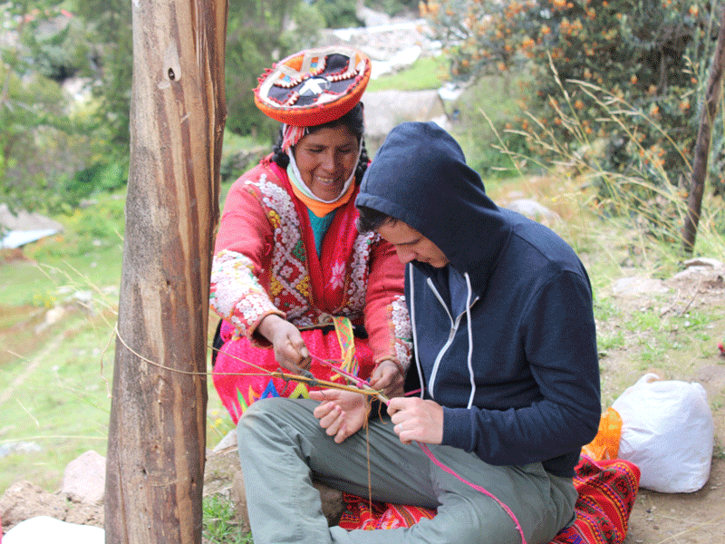 Webworkshop im Heiligen Tal in Peru