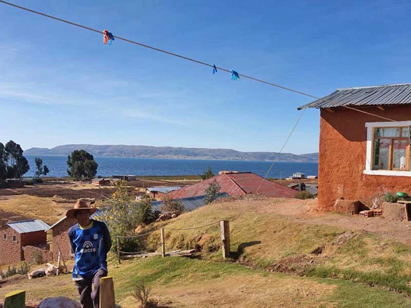 Homestay im Dorf Luquina am Titicacasee in Peru