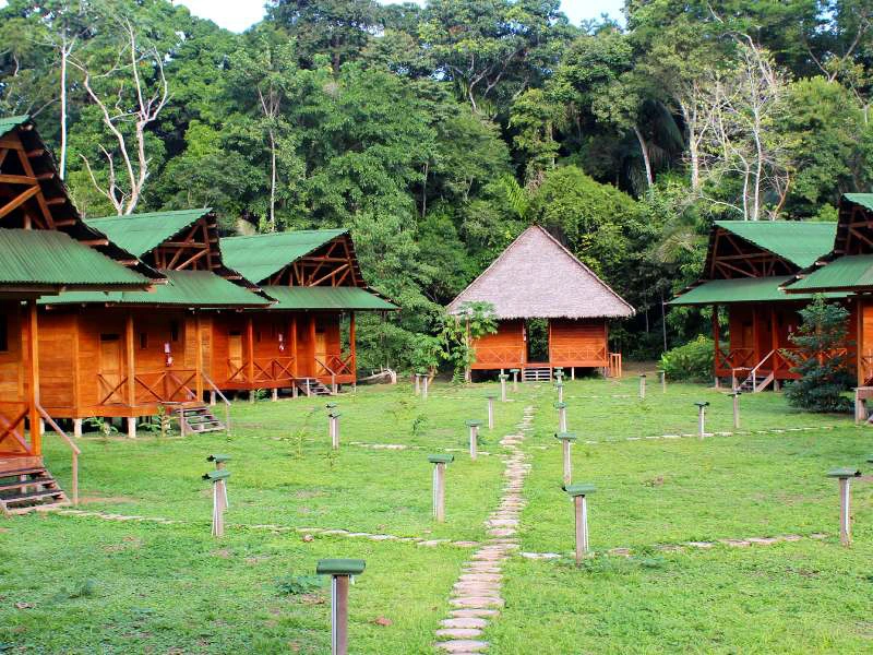 Lodge im Dschungel in Puerto Maldonado in Peru