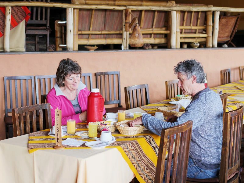 Restaurant im Hotel im Colca Canyon in Peru