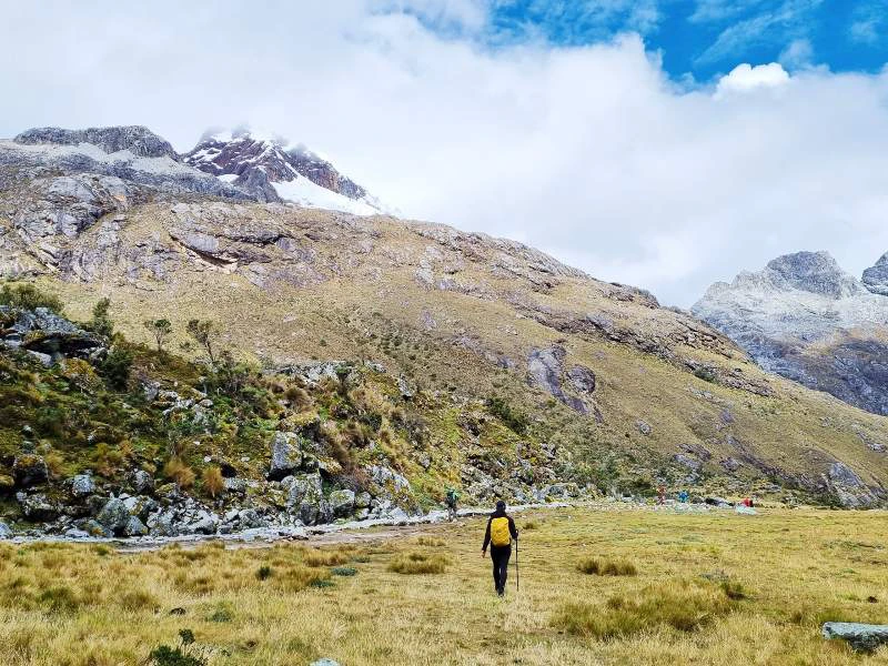 Trekking bei Huaraz in Peru