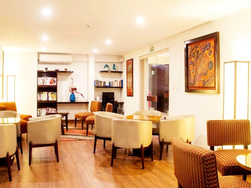Lounge im Hotel in Lima in Peru