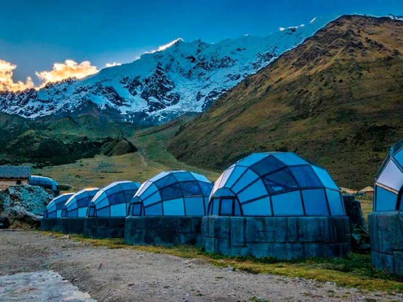Domes auf dem Salkantay Trek in Peru