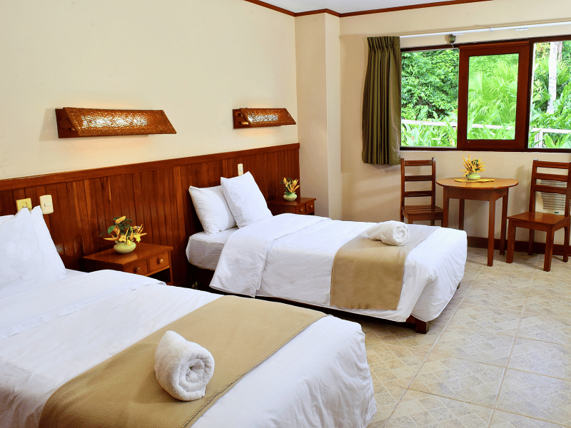 Zimmer in der Lodge bei Iquitos in Peru