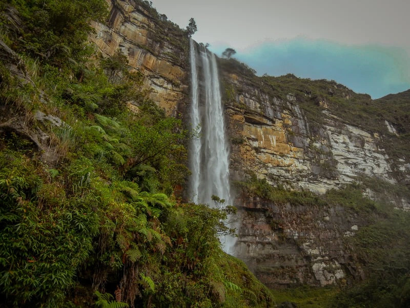 Gocta Wasserfall bei Chachapoyas in Peru