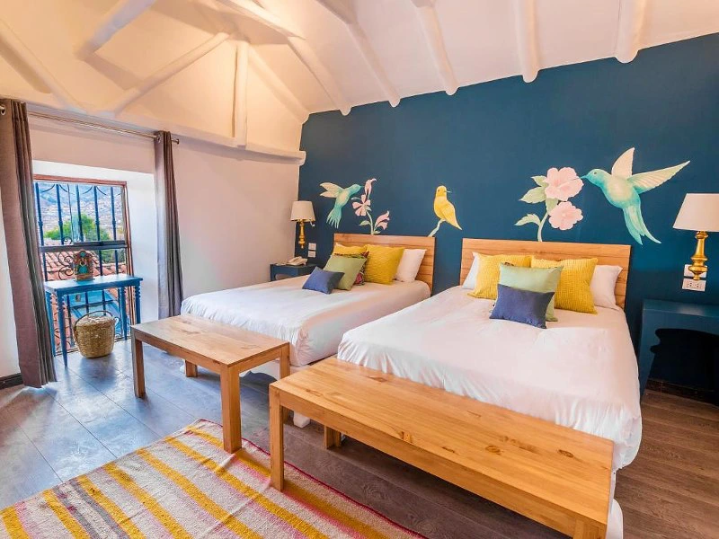 Zimmer im Hotel in Cusco in Peru