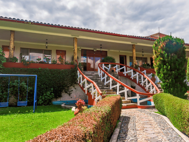 Garten vom Hotel in Huaraz in Peru