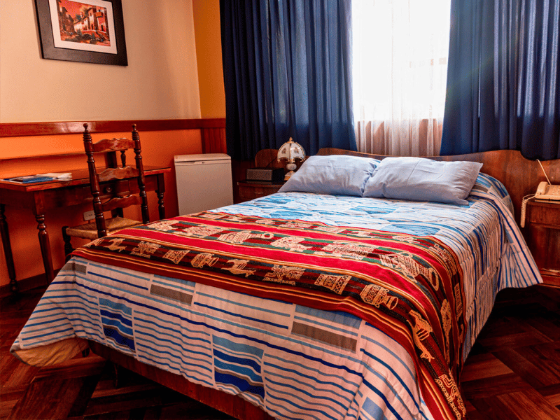 Zimmer vom Hotel in Huaraz in Peru