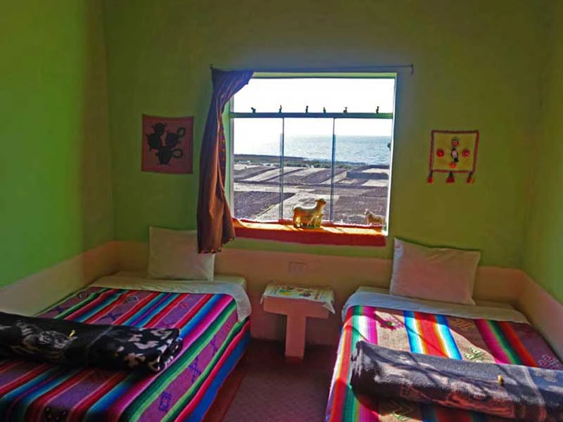 Einfache, aber saubere Zimmer beim Homestay in Peru