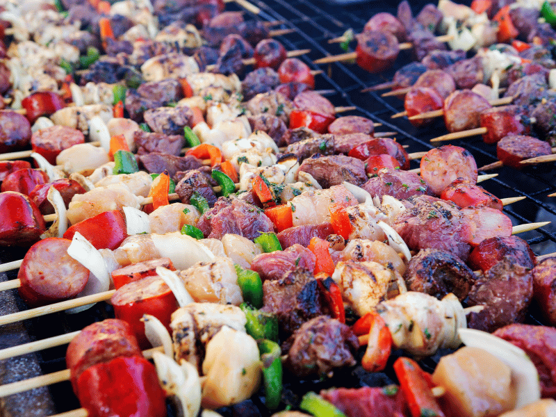 Anticuchos Essen in Peru