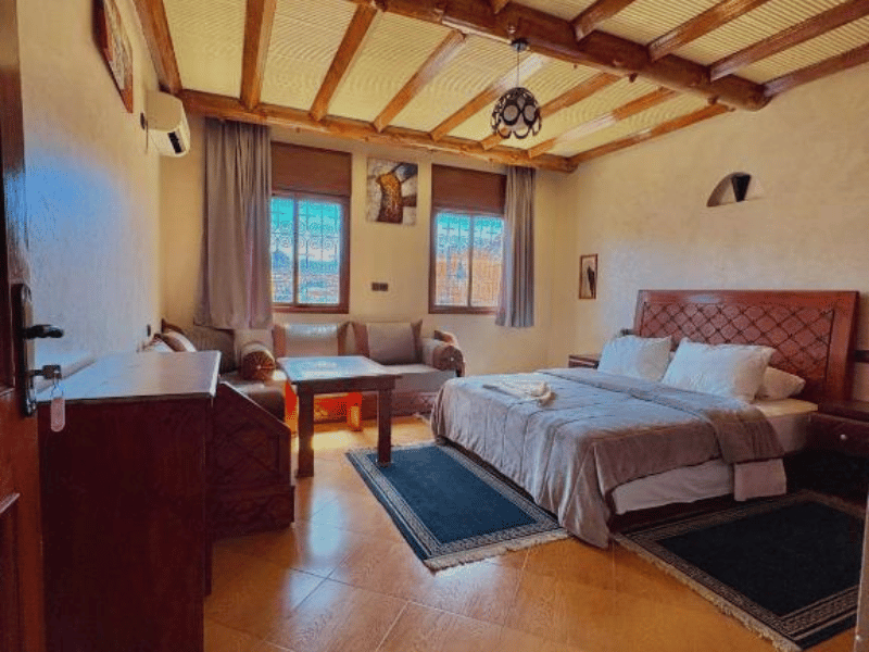 Schlafzimmer Hotel Tafraoute Marokko
