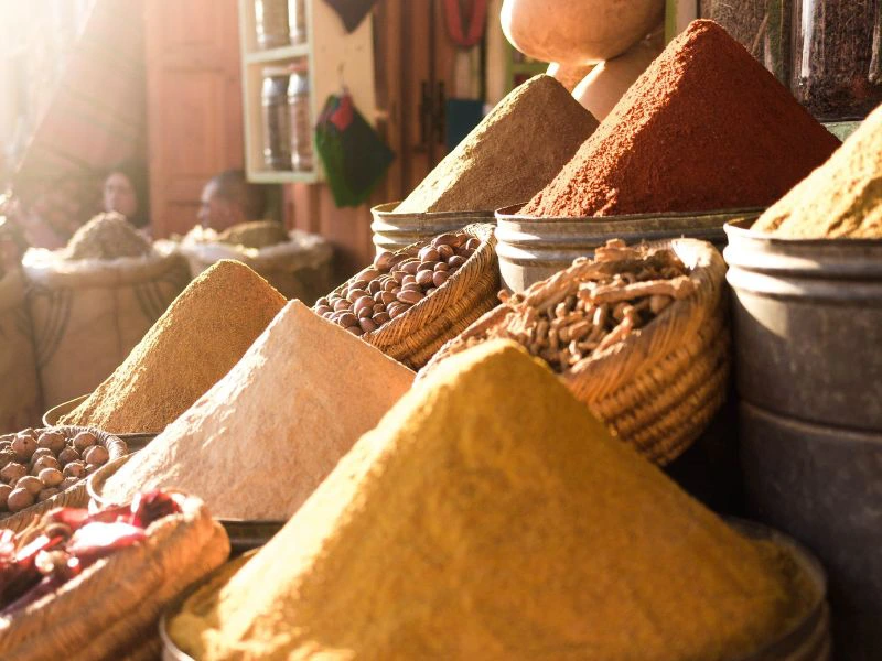 Auf den Souks in Marokko