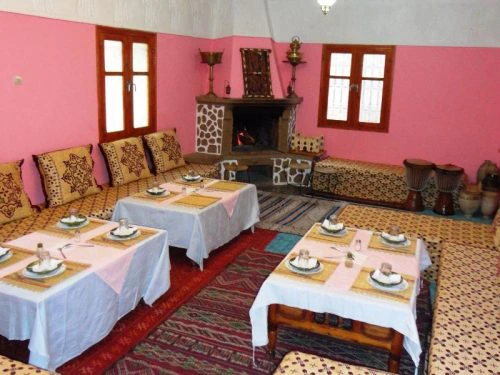 Hotelrestaurant in der Dadesschlucht in Marokko