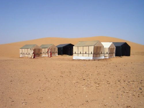 Wüstenzelt im Biwacamp in Marokko