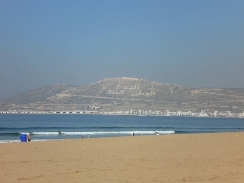 Strand Agadir Familienreise Marokko