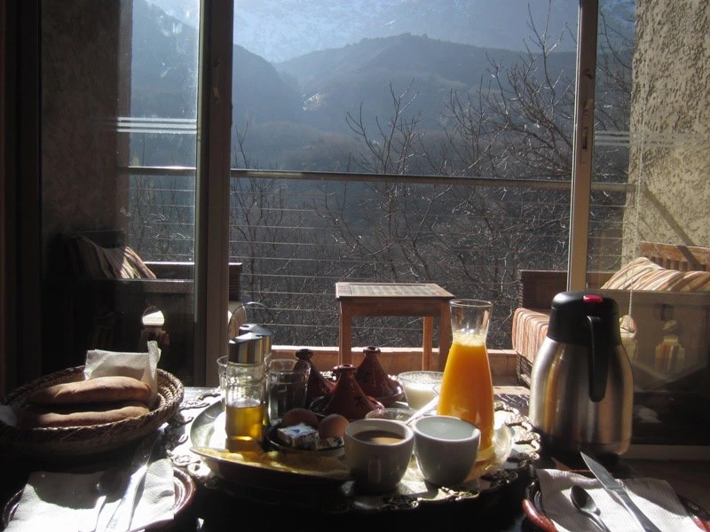 Frühstück Hotel Imlil