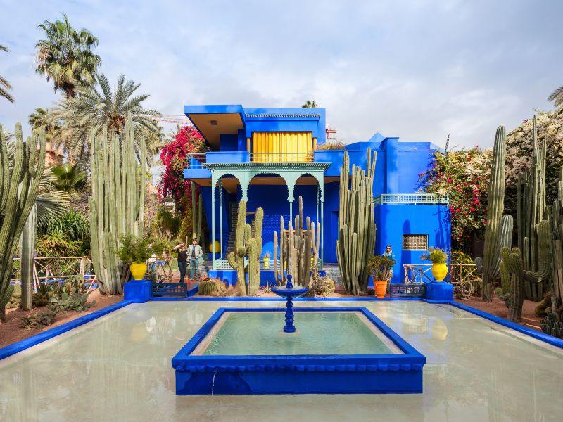 Jardin Majorelle in Marrakesch Marokko