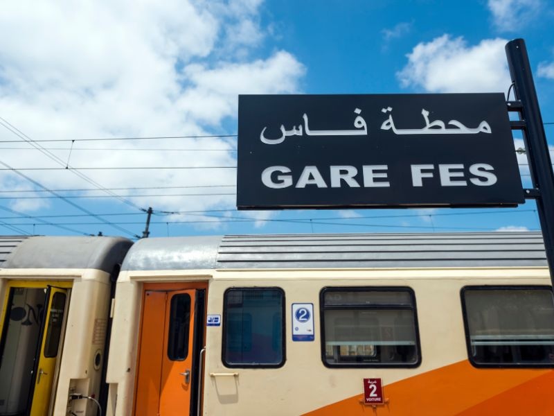 Bahnhof in Fes in Marokko