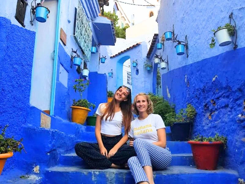 Frauen in Chefchaouen Marokko
