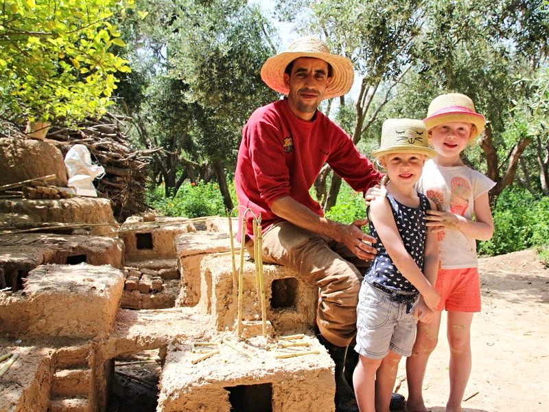 Familie in Marokko
