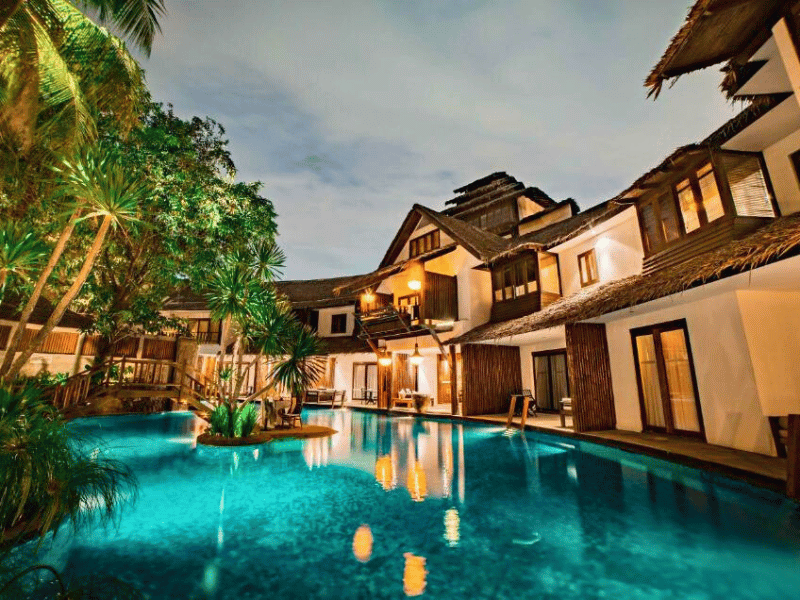 Hotelpool in Kuala Lumpur in Malaysia
