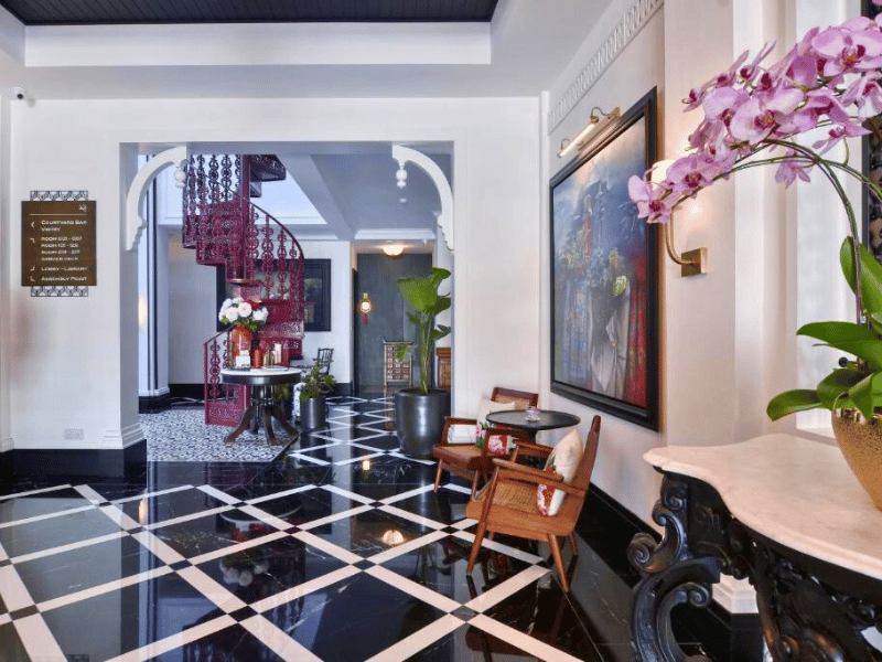 Lobby im Melaka Hotel