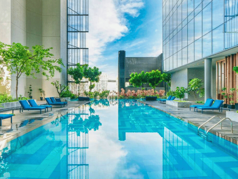 Hotelpool in Singapur