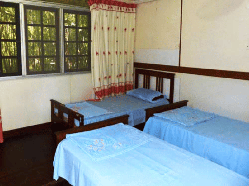 Einfache Zimmer im Bako Nationalpark, Borneo