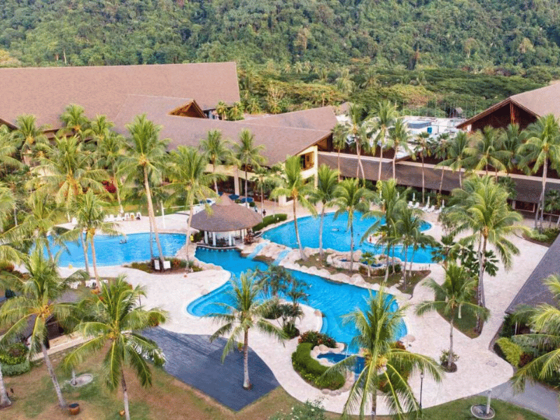 Strandhotel in Kota Kinabalu, Borneo