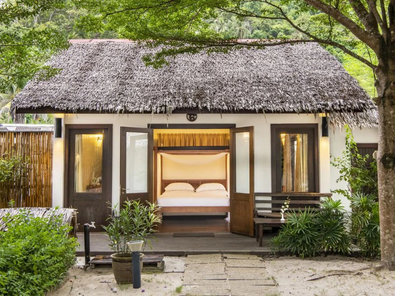 Bungalow im komfortablen Hotel auf den Perhentian Islands, Malaysia