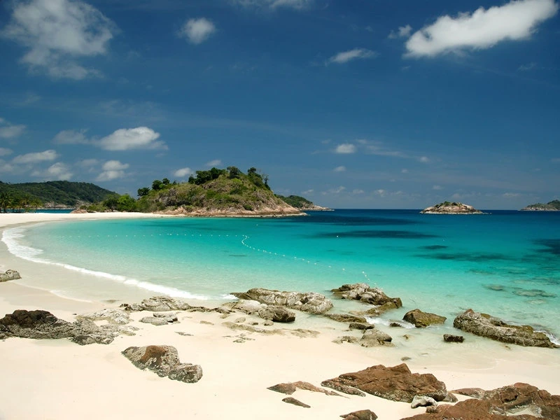Palmenstrand auf Pulau Redang Island